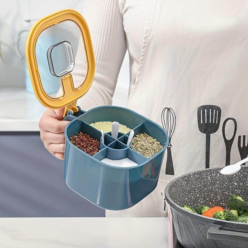4-in-1 Round Plastic Seasoning Box Set - My Store