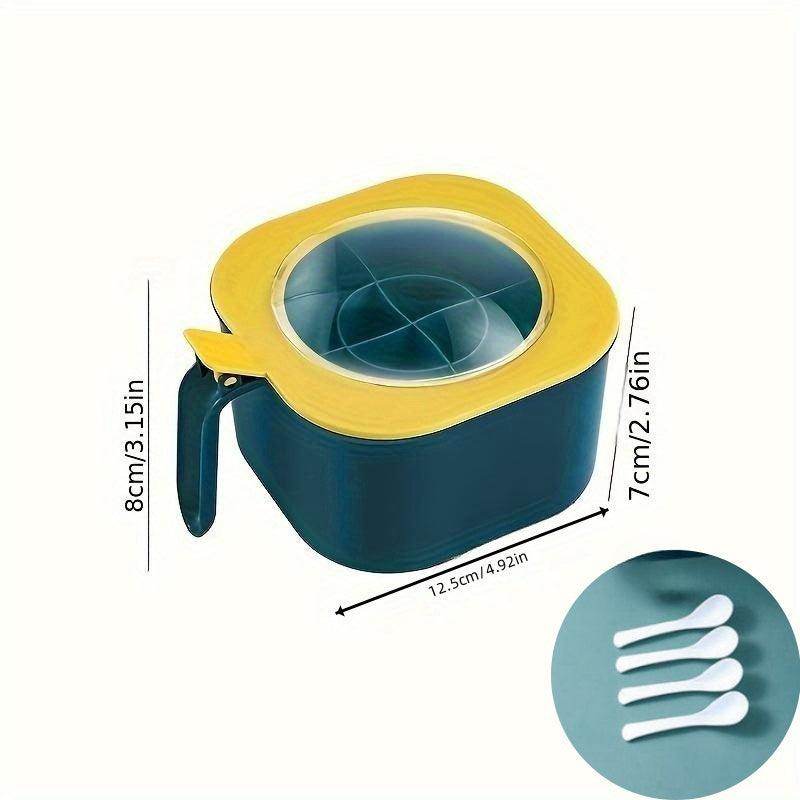 4-in-1 Round Plastic Seasoning Box Set - My Store