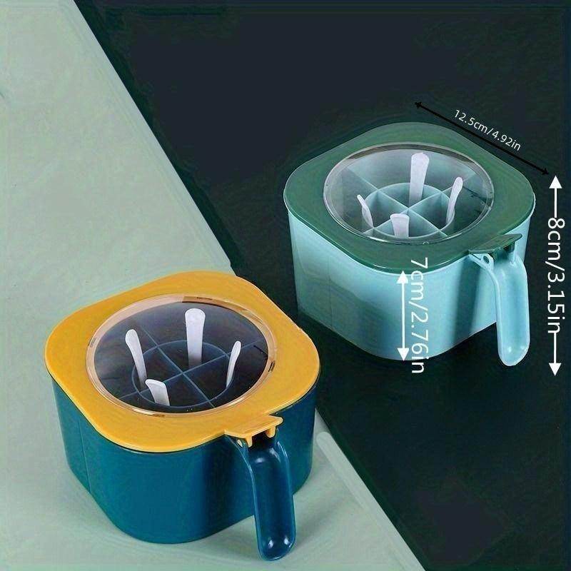 4-in-1 Round Plastic Seasoning Box Set - My Store