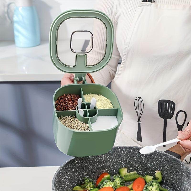 4-in-1 Round Plastic Seasoning Box Set - My Store