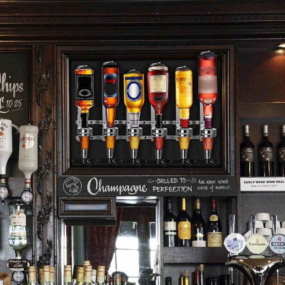 Wall-Mounted 6-Bottle Optics Dispenser - My Store