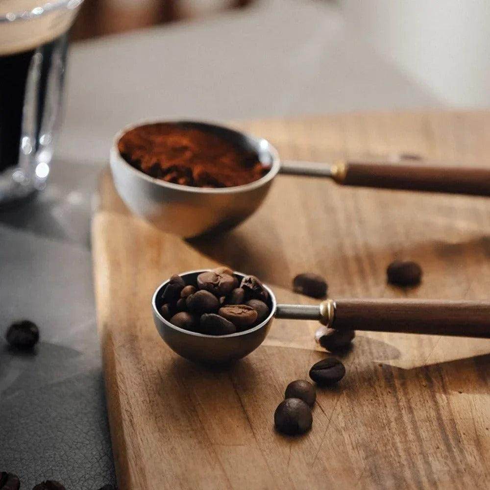 Coffee Scoop with Walnut Handle - My Store