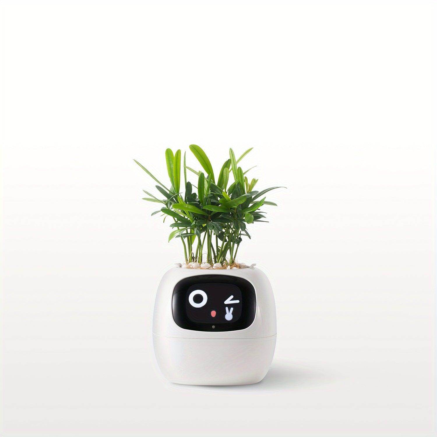 Smart AI Self-Watering Planter with Expressive Faces - My Store
