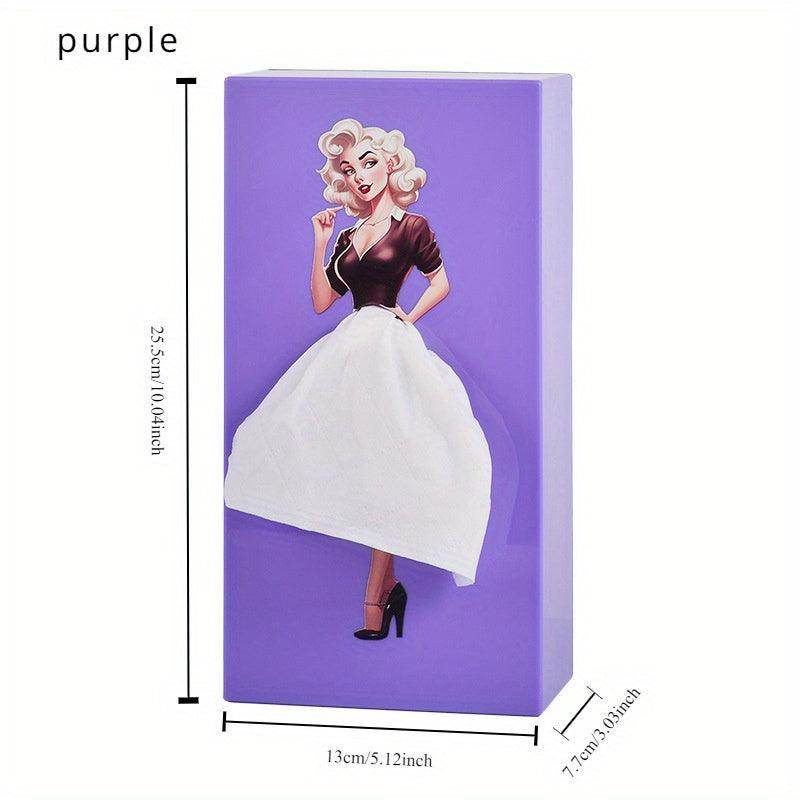 Halloween & Christmas Cartoon Girl Tissue Box - My Store