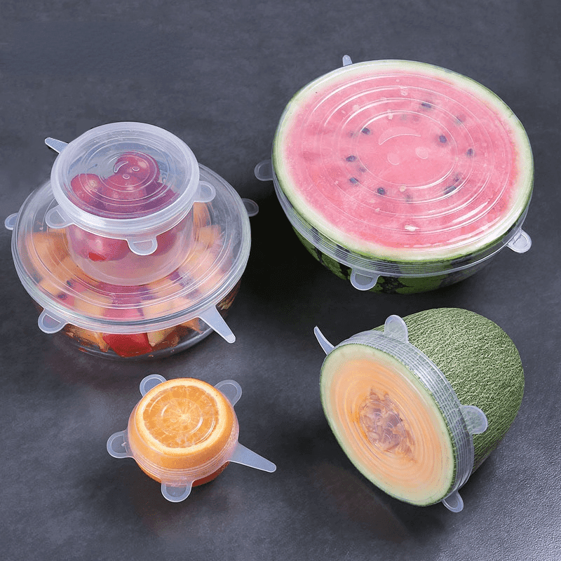6pcs Reusable Silicone Stretch Lids - My Store
