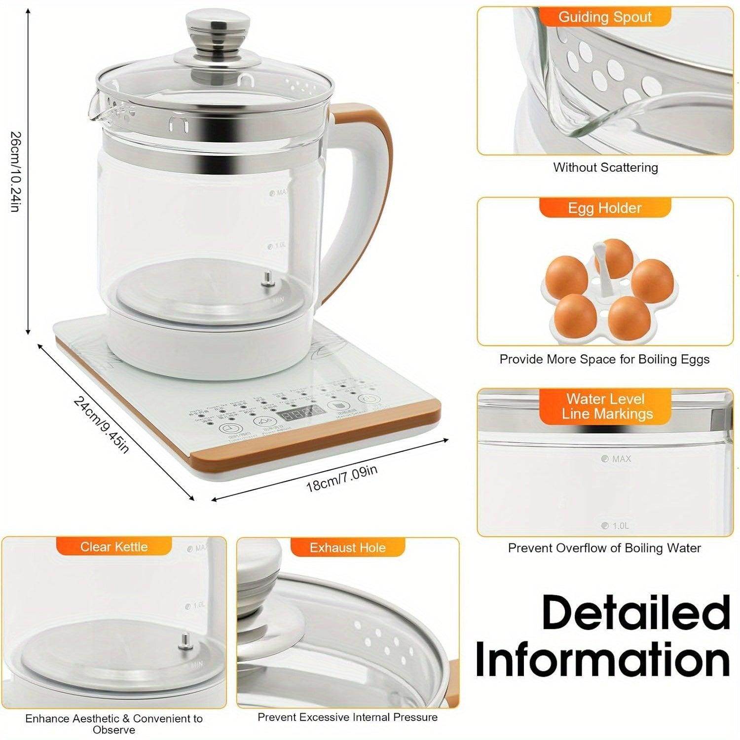 Electric Health Pot Kettle (800W, 2L) - My Store