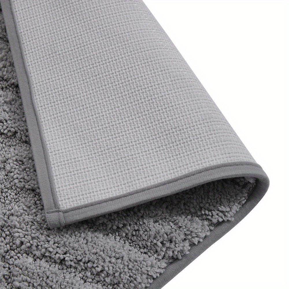 Thicken Microfiber Fluffy Plush Bath Mat - My Store