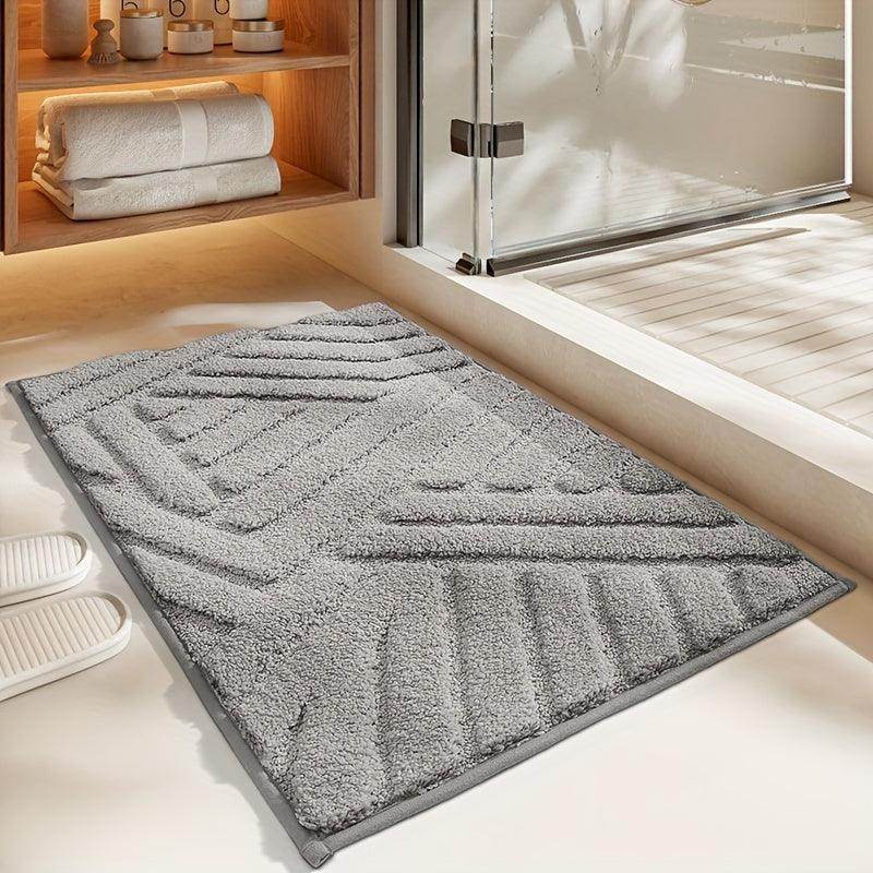 Thicken Microfiber Fluffy Plush Bath Mat - My Store
