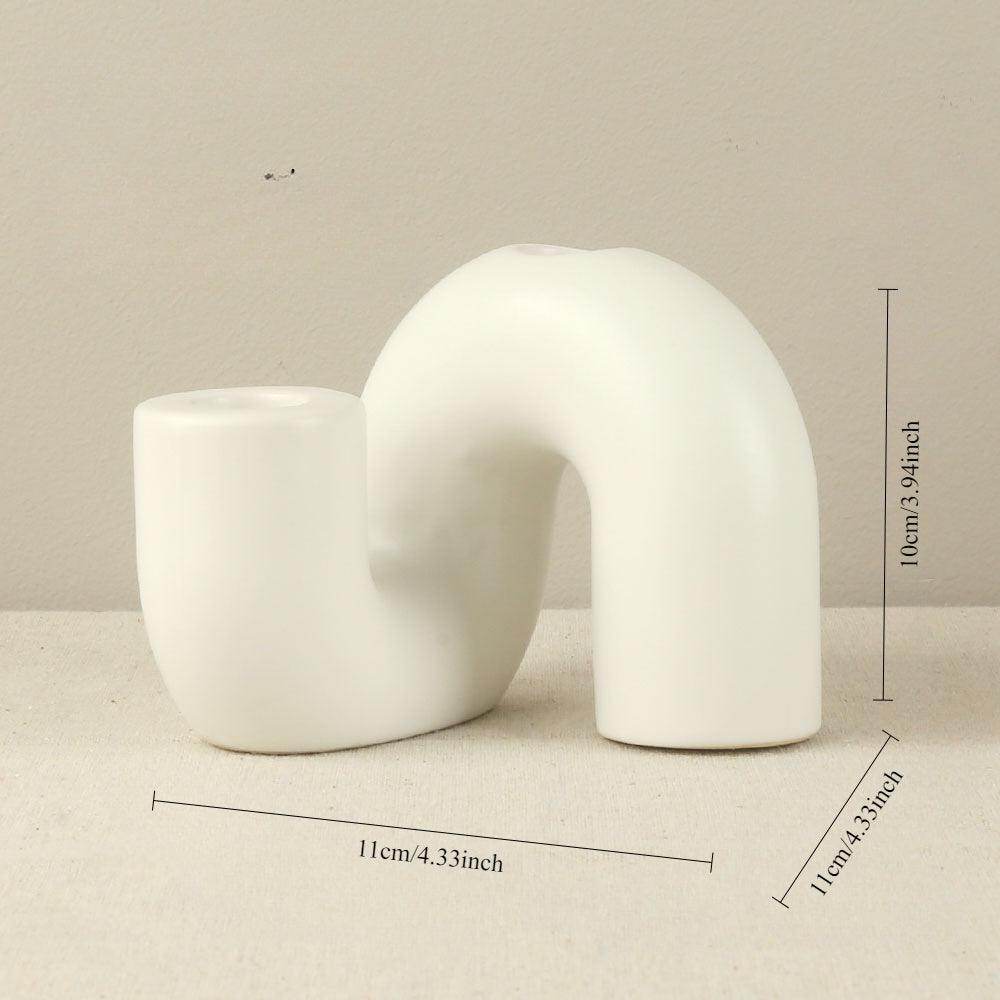 European Minimalist Ceramic Candle Holder - My Store