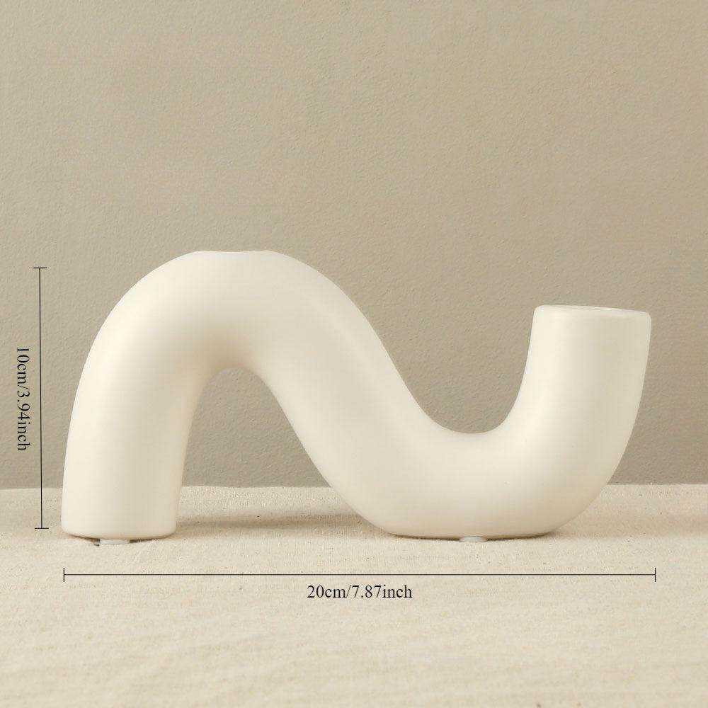 European Minimalist Ceramic Candle Holder - My Store