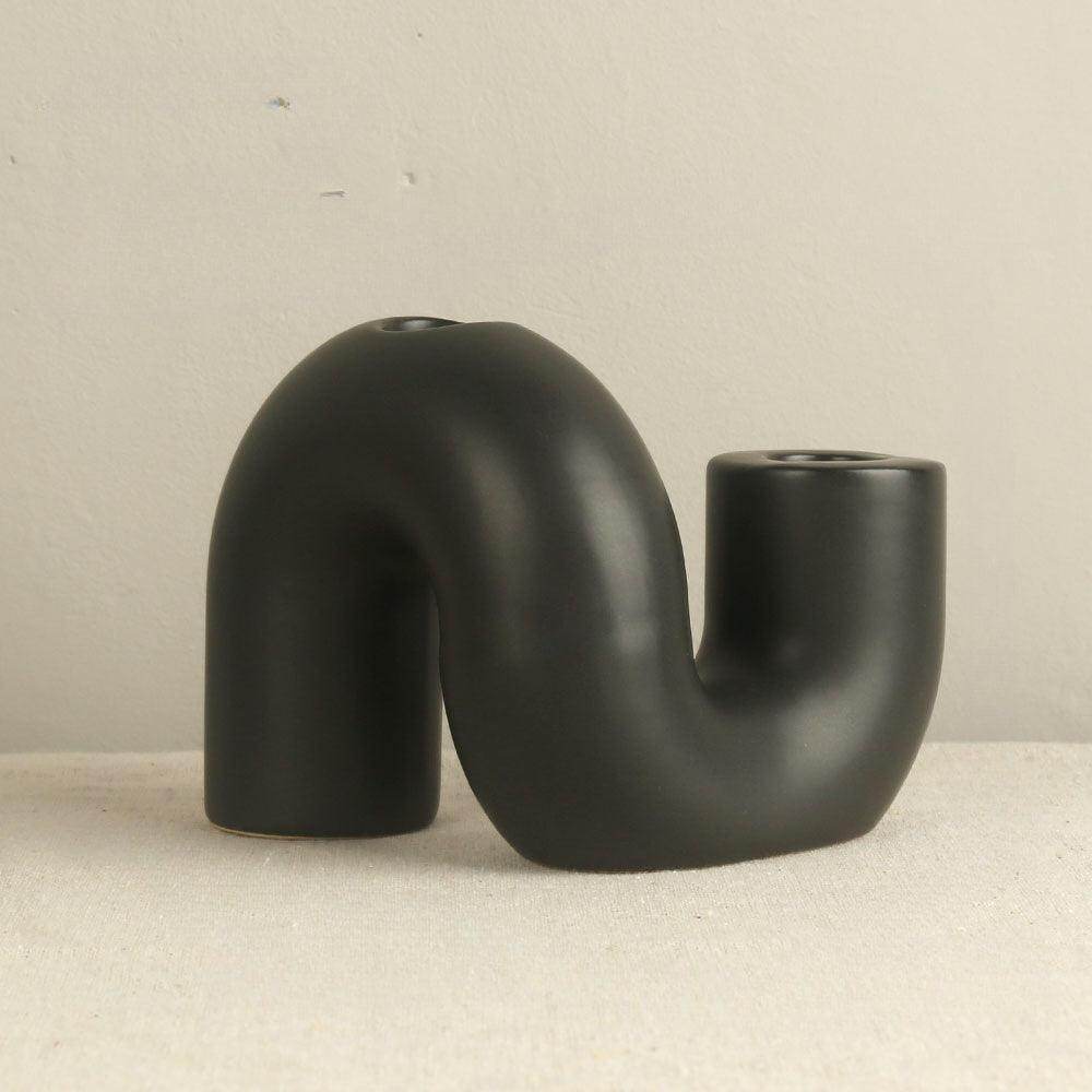 European Minimalist Ceramic Candle Holder - My Store