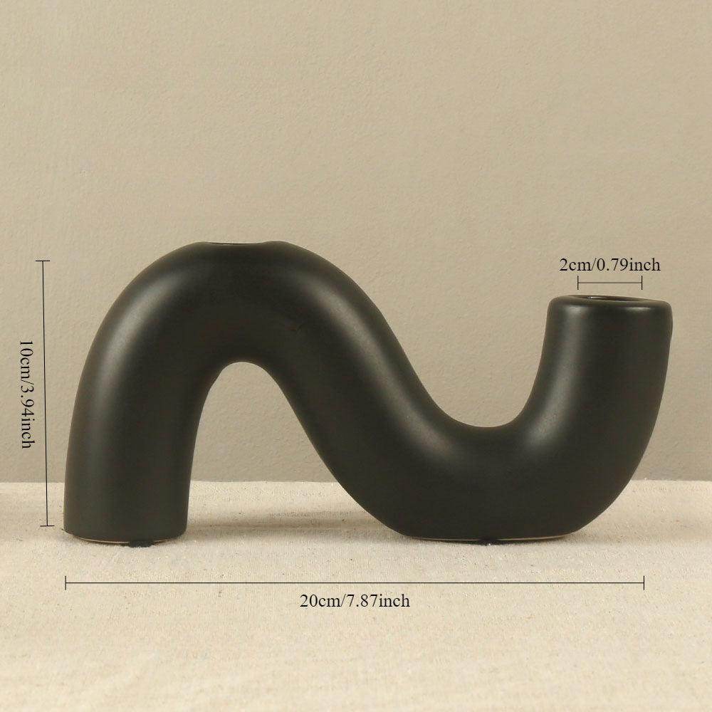 European Minimalist Ceramic Candle Holder - My Store