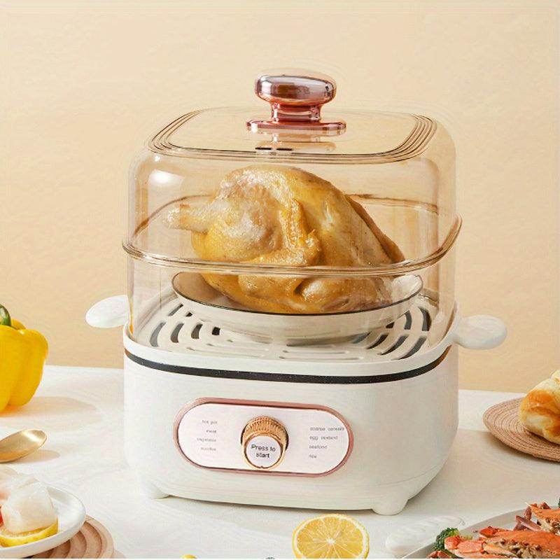 2-in-1 Electric Steamer & Cooking Pot - My Store
