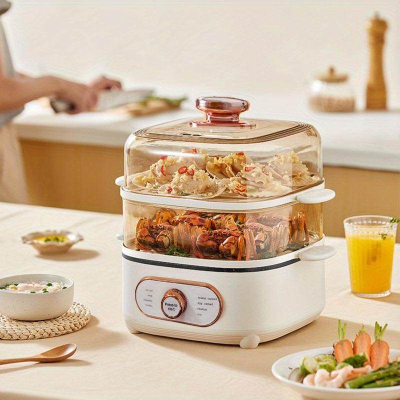 2-in-1 Electric Steamer & Cooking Pot - My Store