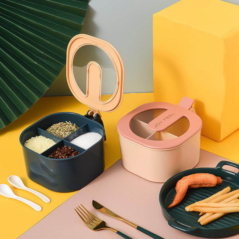 4-in-1 Kitchen Seasoning Box with Lid - My Store