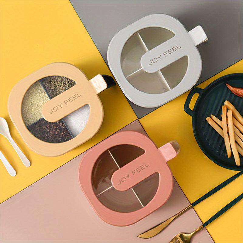 4-in-1 Kitchen Seasoning Box with Lid - My Store