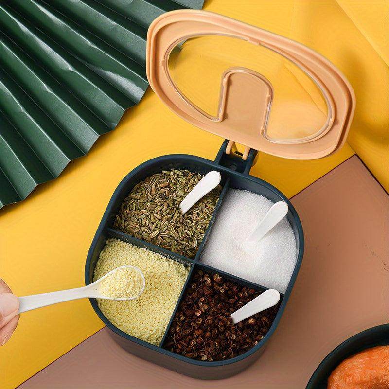 4-in-1 Kitchen Seasoning Box with Lid - My Store