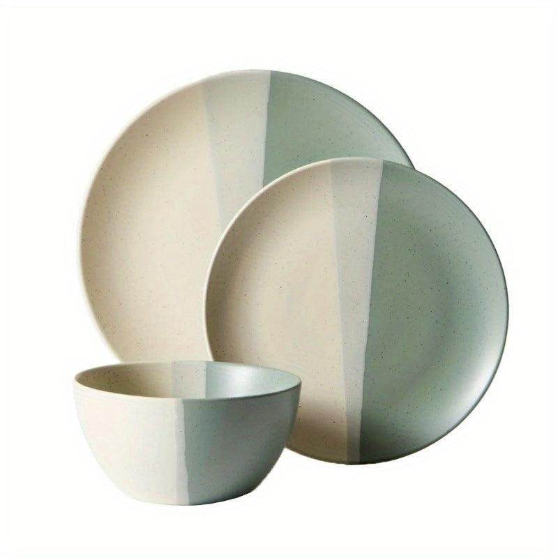 Sage Hayes Stoneware 12 Piece Dinnerware Set - My Store