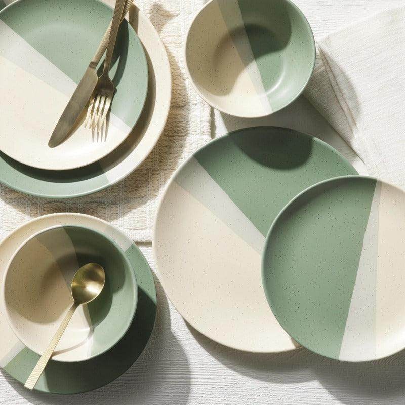 Sage Hayes Stoneware 12 Piece Dinnerware Set - My Store