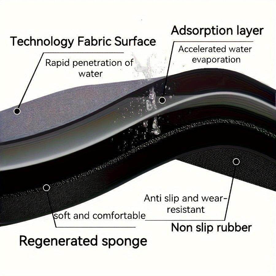 Luxury Geometric Diatomaceous Earth Bath Mat - My Store