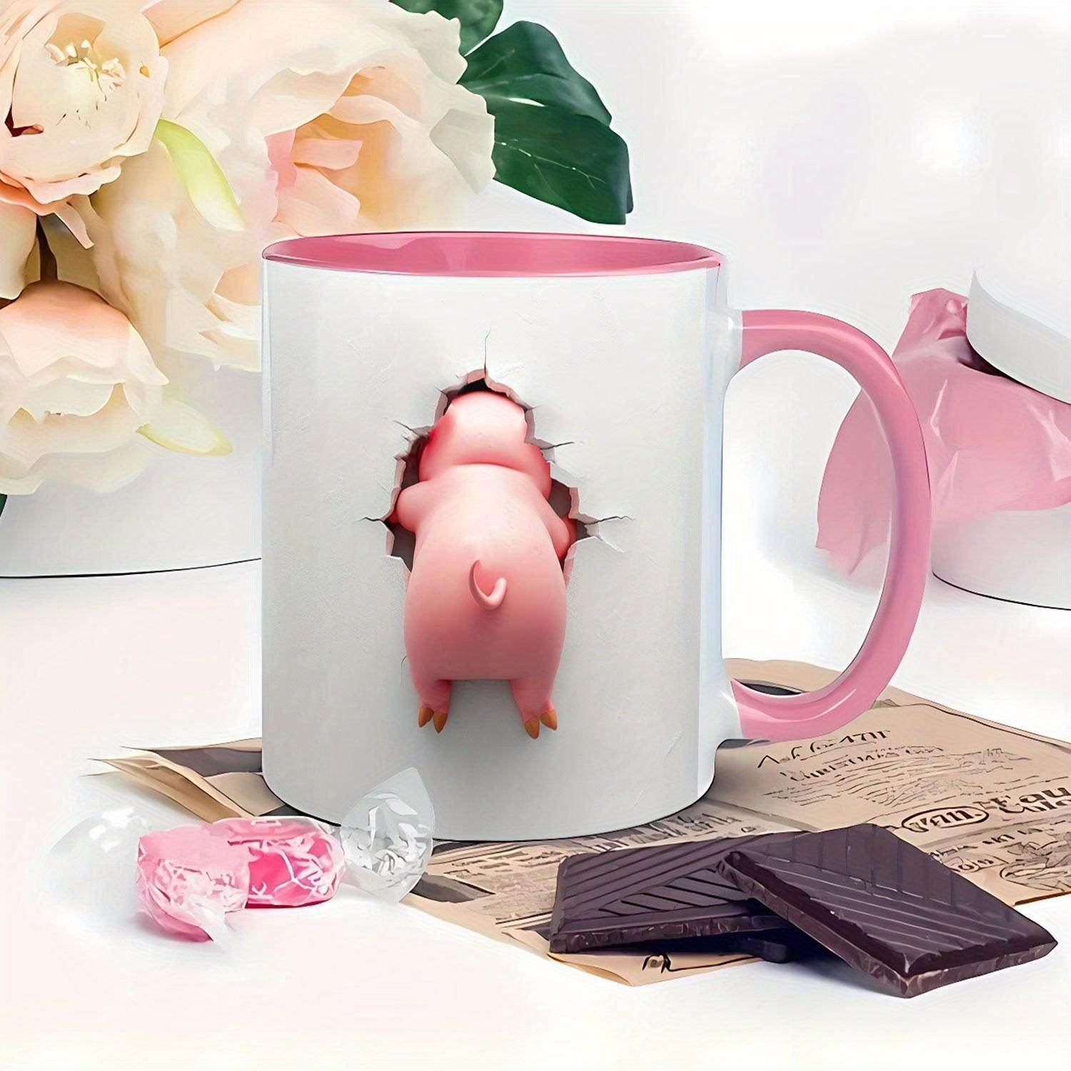 3D Piglet Ceramic Coffee Mug - My Store
