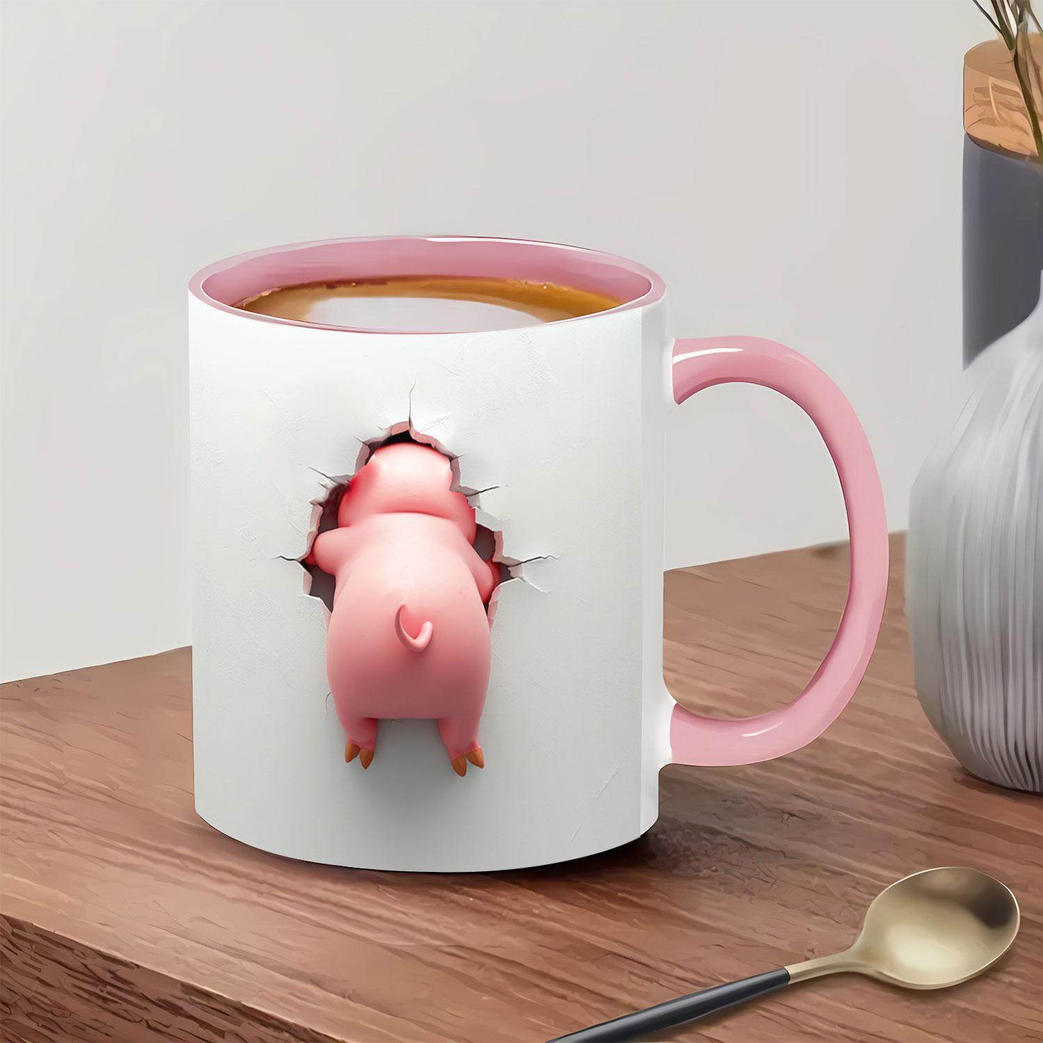 3D Piglet Ceramic Coffee Mug - My Store