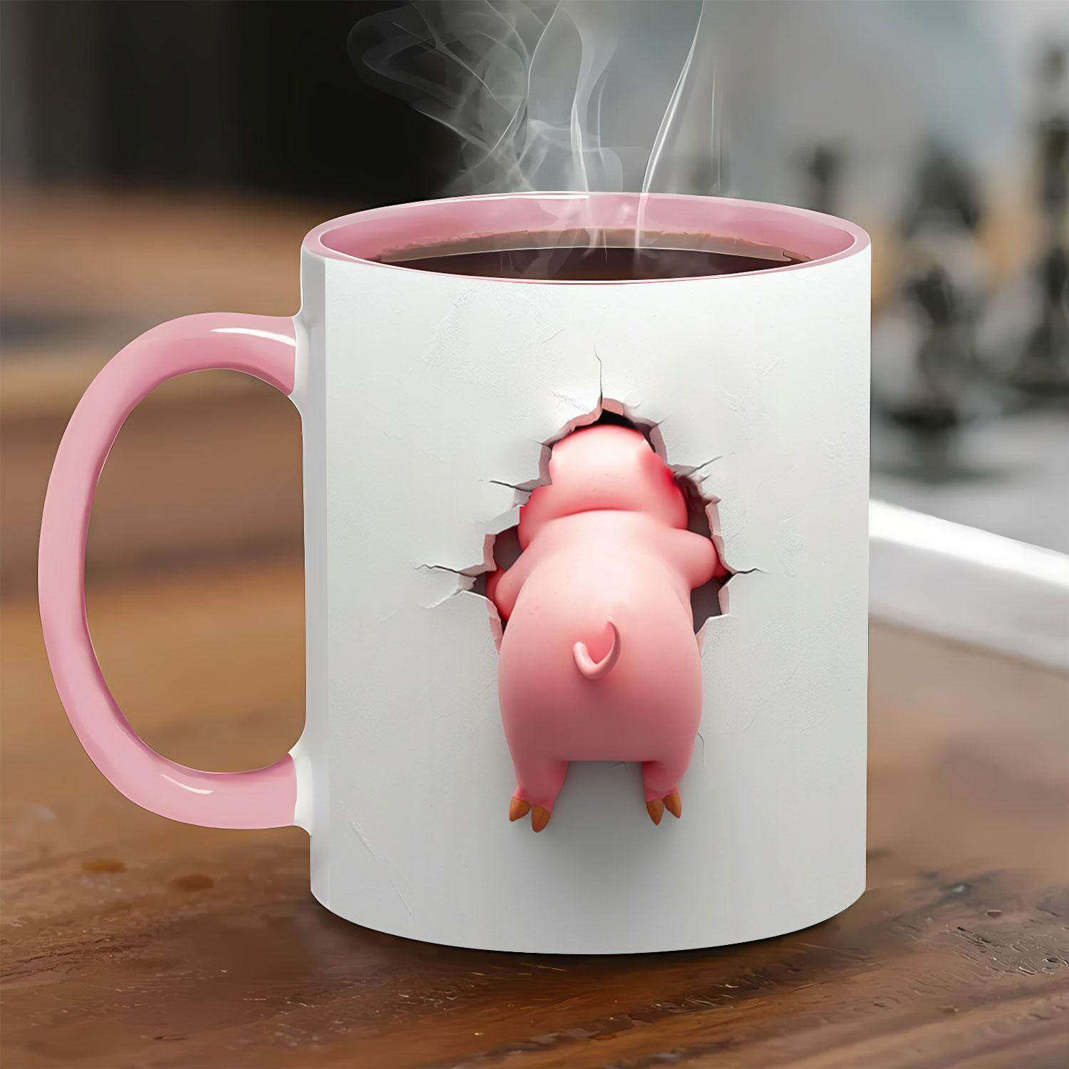 3D Piglet Ceramic Coffee Mug - My Store