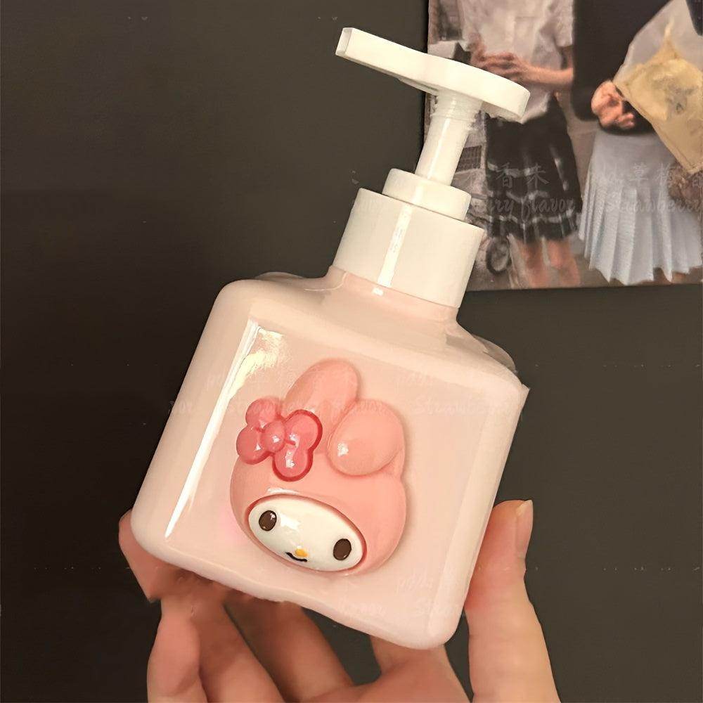Cute Hello Kitty 1pc Refillable Soap Dispenser - My Store