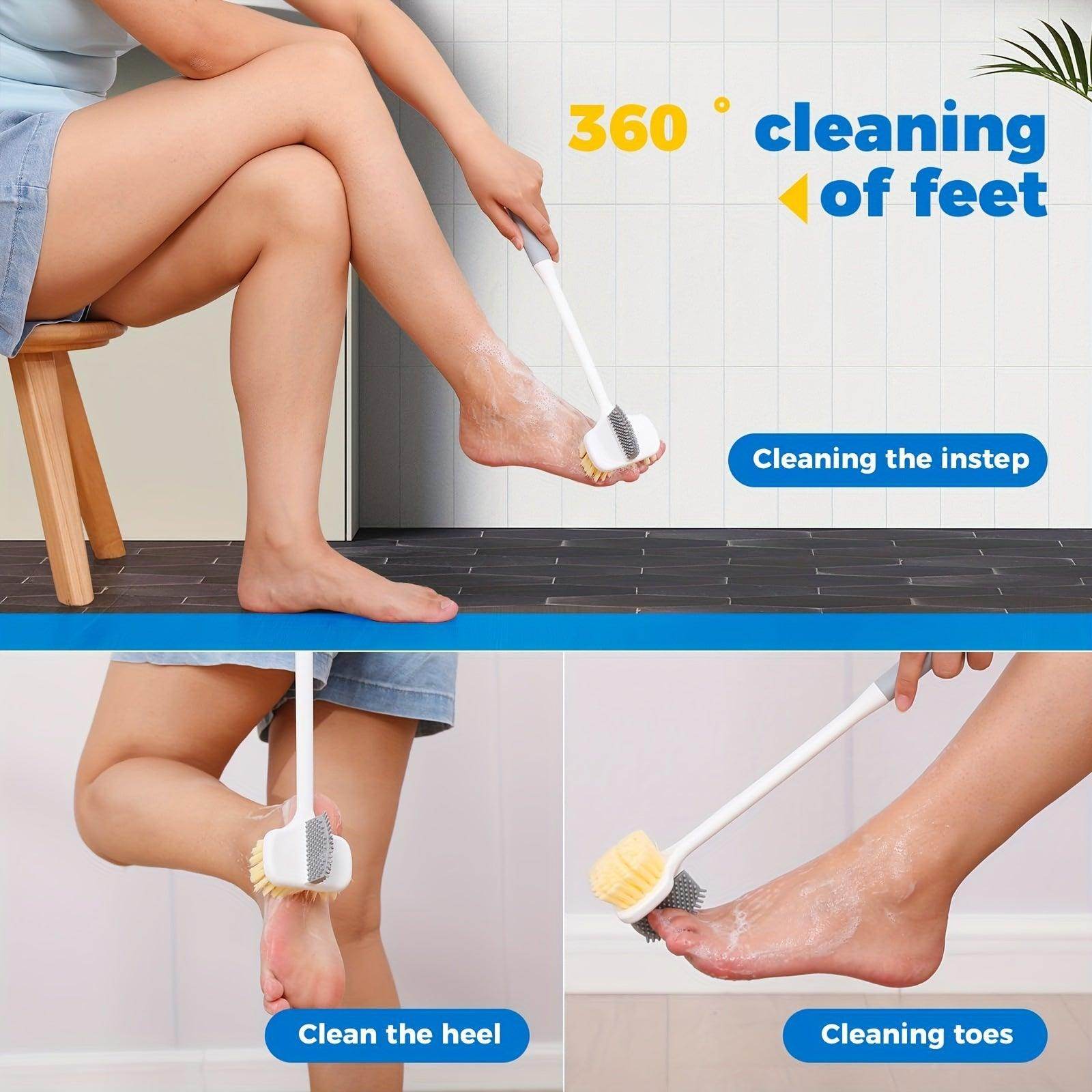 Ergonomic Long-Handle Foot Scrubber - My Store