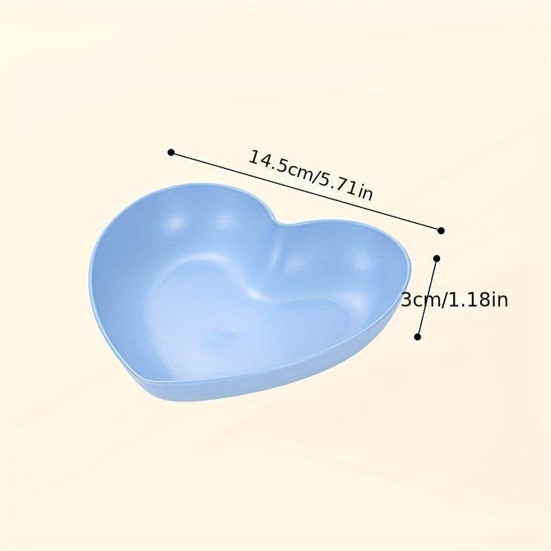 5pcs Durable Heart-Shaped Plate Set - My Store