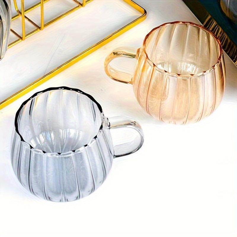 Pumpkin-Shaped Glass Cups - Set of 4 - My Store