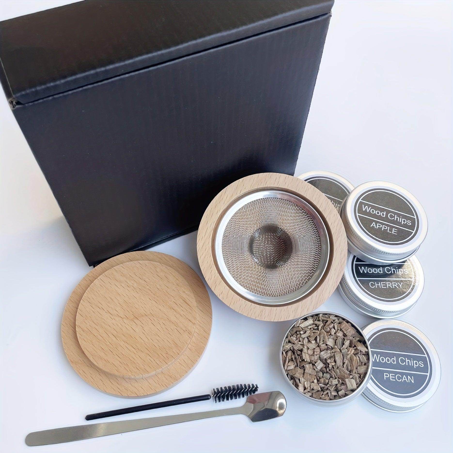 Smoked Wood Cocktail Shaker Set - My Store