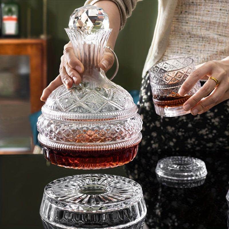 Luxury Crystal Glass Wine Decanter Set - My Store