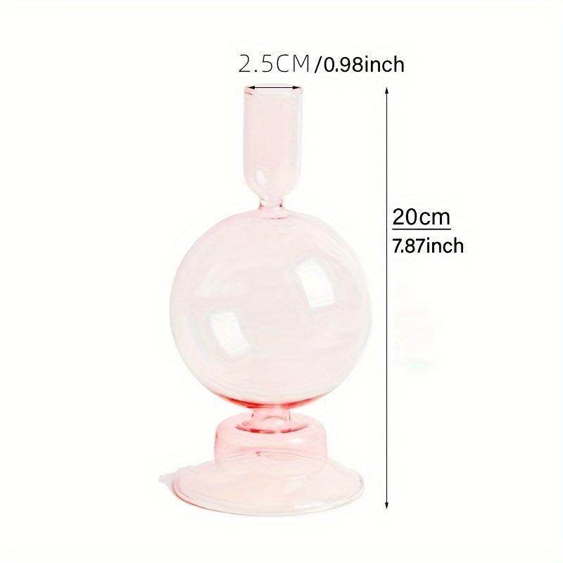 Romance Glass Candleholder - My Store