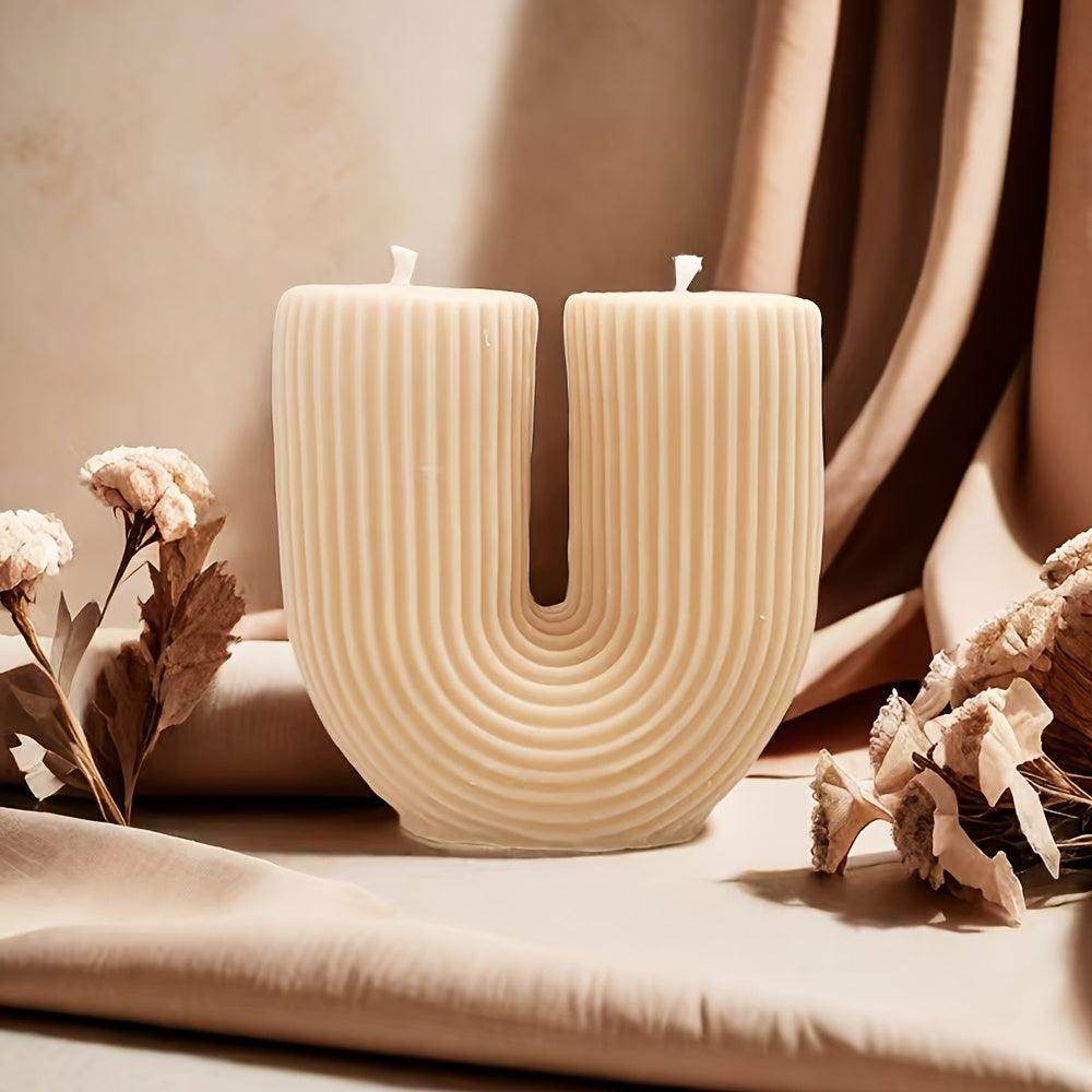 U-shaped Aesthetic Scented Candle - My Store
