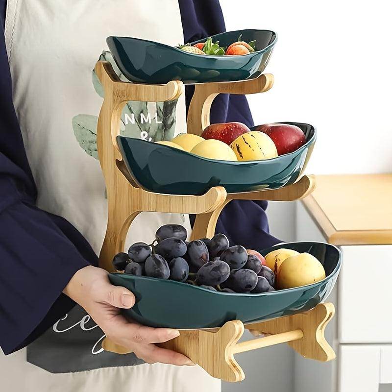 2/3 Tier Fruit Rack Snack Storage Plate - My Store