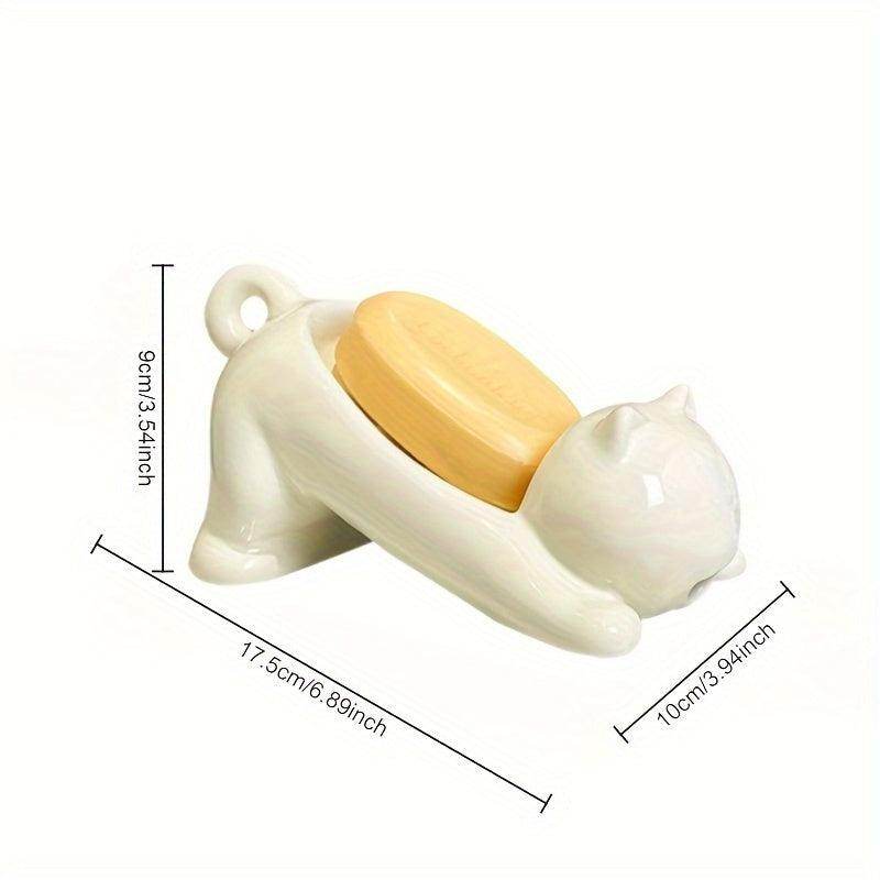 Ceramic Soap Dish with Drainage - My Store