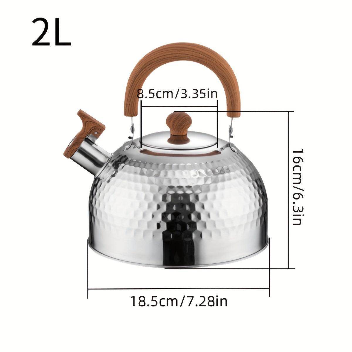 Stainless Steel Whistling Kettle - 2L Capacity - My Store
