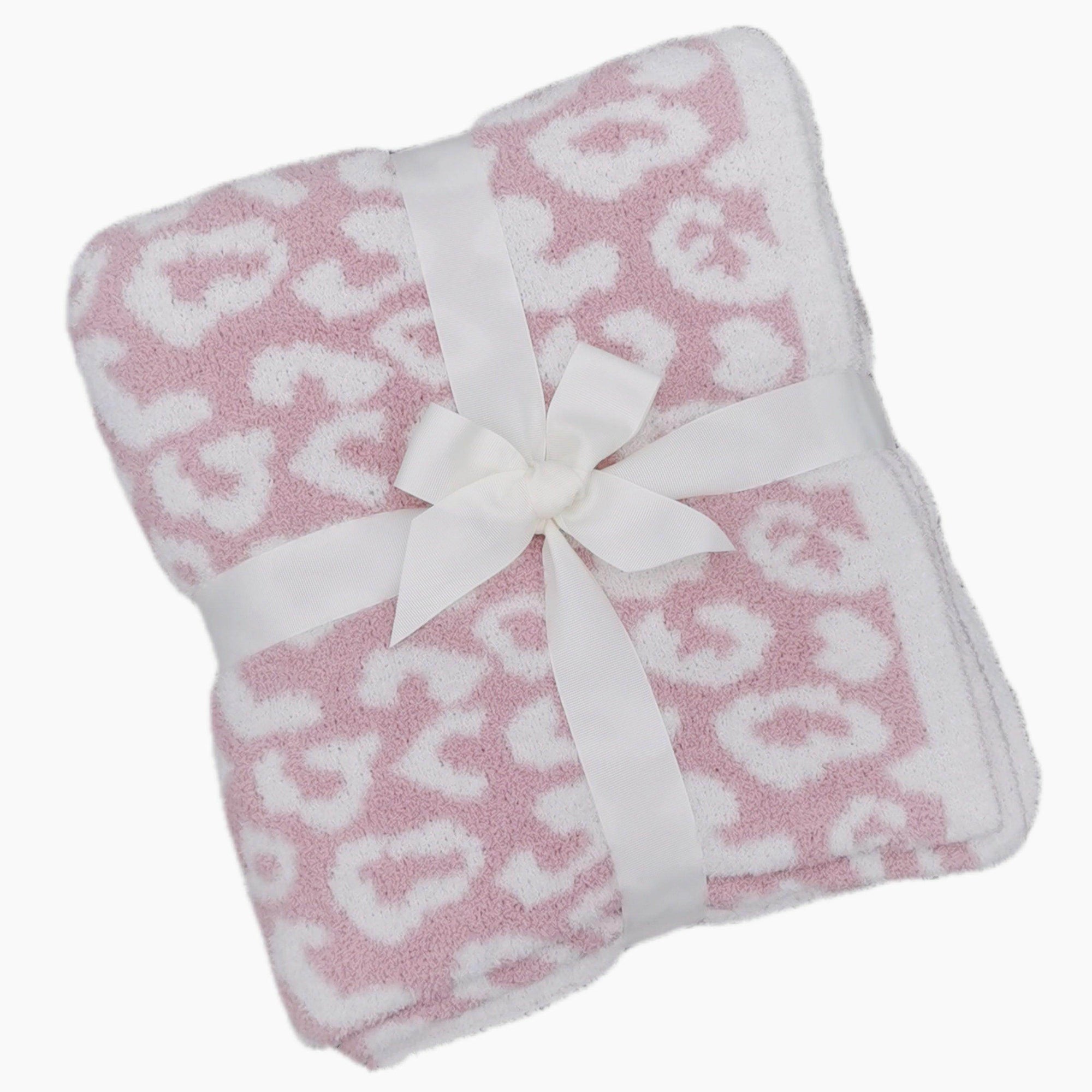 Leopard Print Knitted Throw Blanket - My Store