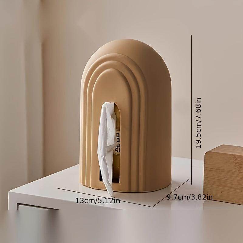 Arch-Shaped Ceramic Tissue Box - My Store