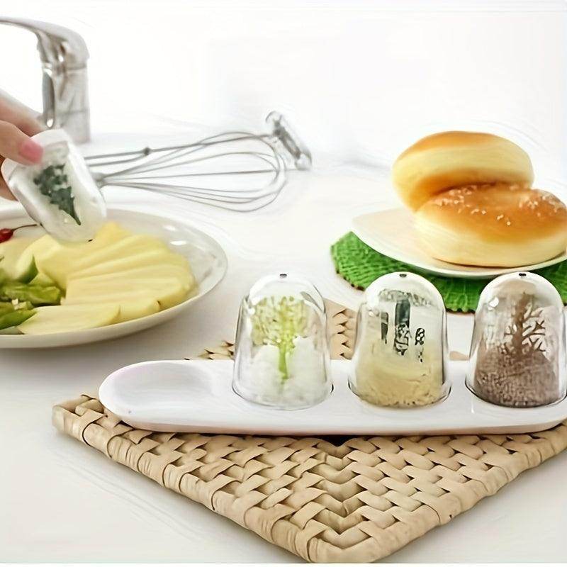 Creative Animal & Plant Theme Seasoning Jar Set (4 Bottles) - My Store