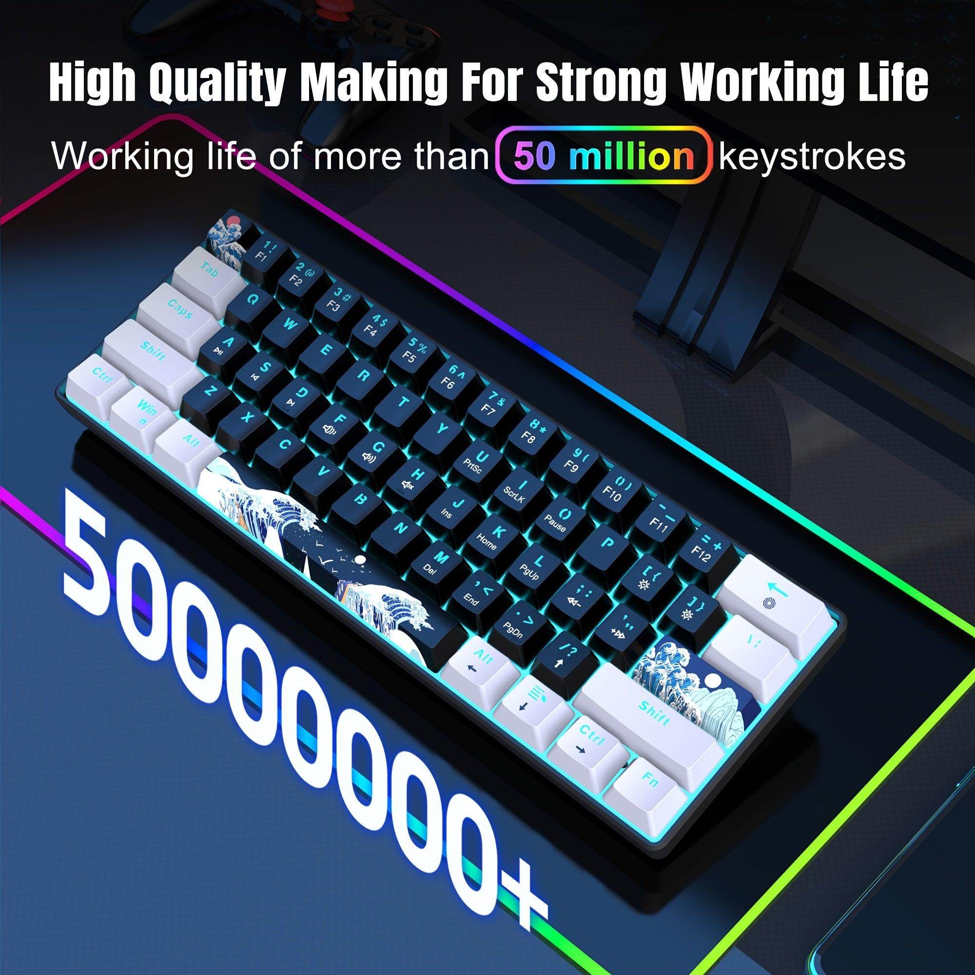 Ergonomic 60% Mechanical Gaming Keyboard - My Store