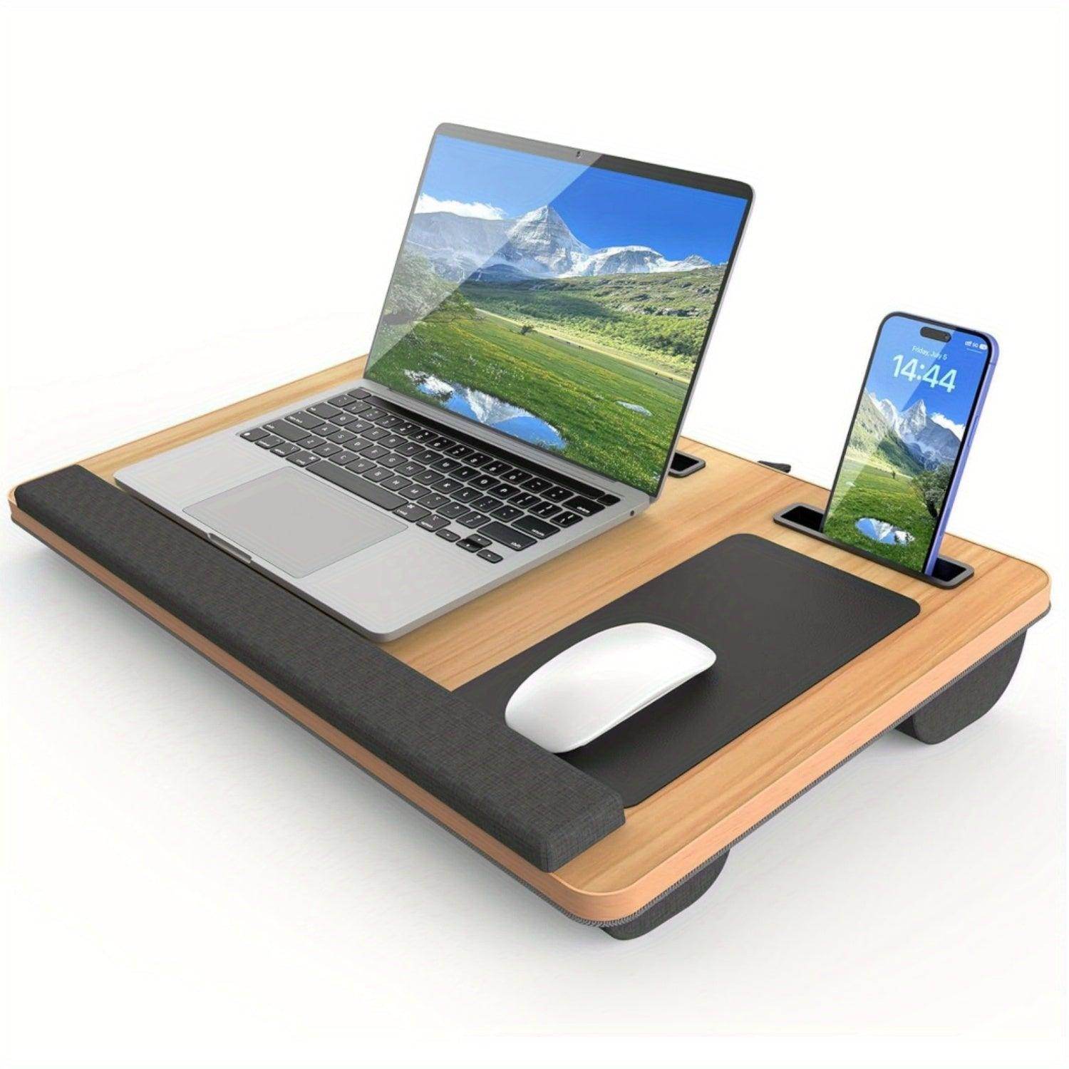 Large Portable Laptop Desk with Storage - My Store