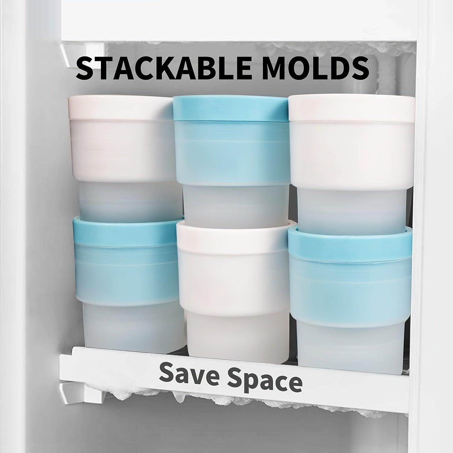 3-Pack Silicone Ice Sphere Molds - Round Ice Ball Maker - My Store