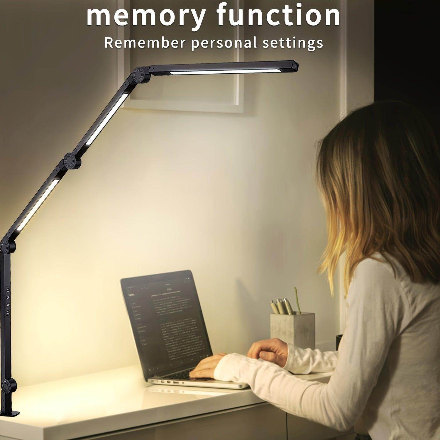 Flexible 4 Sections LED Desk Lamp with Clamp - My Store