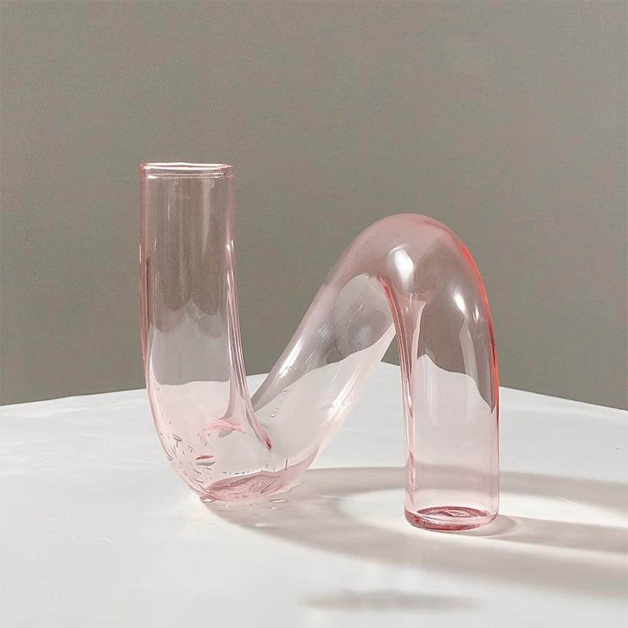 Exquisite Nordic Style Glass Pedestal Flower Vase - My Store