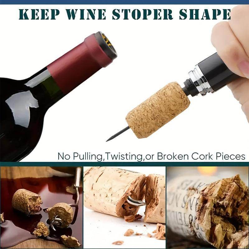 Portable Air Pressure Wine Opener with Foil Slicer - My Store