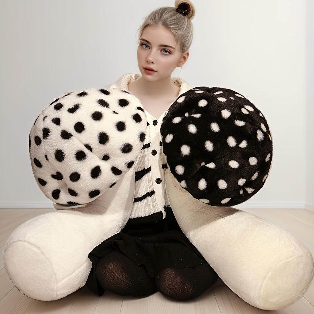 Mushroom-Shaped Polka Dot Pillow - My Store