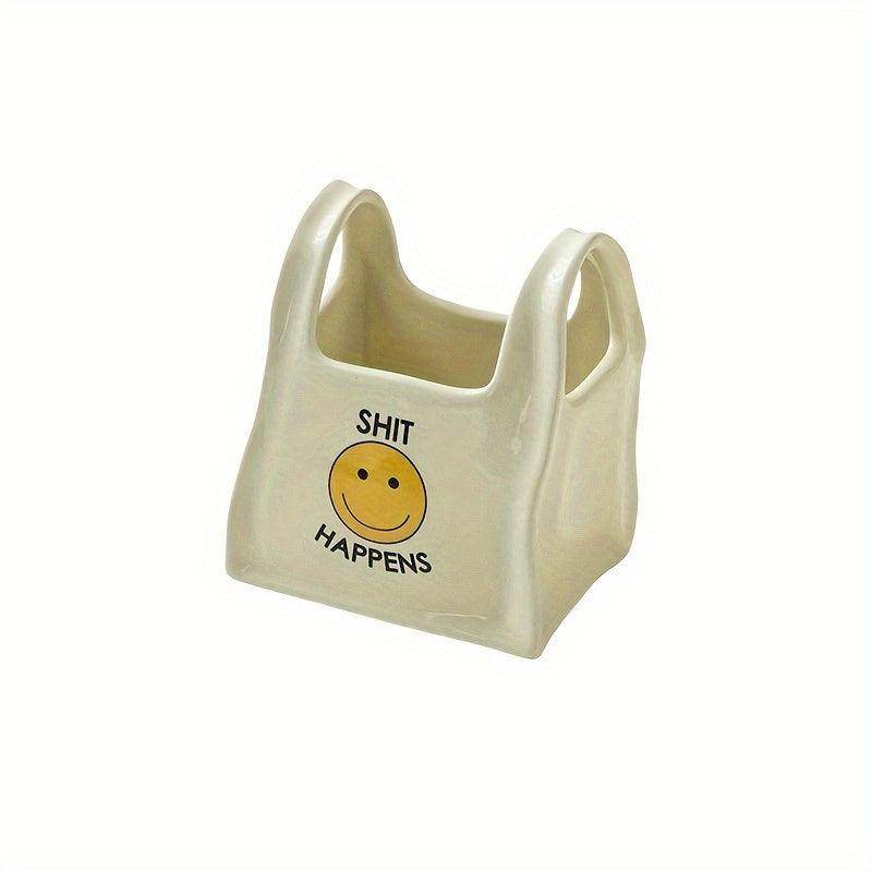 Ceramic Tote Bag Desk Organizer - My Store