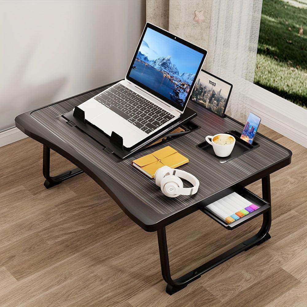 oldable Wooden Laptop Desk for Bed - My Store